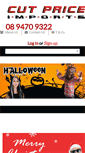 Mobile Screenshot of cutpriceimports.com.au